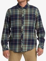 Camisa-Franela-Manga-Larga-Hombre-Coastline-Verde-Billabong