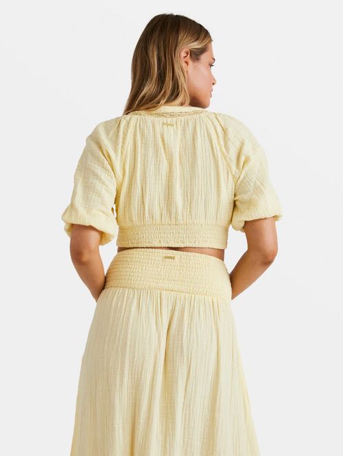 Blusa Mujer In The Palms Amarilla Billabong