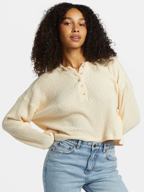 Sweater Mujer Good Catch Blanco Billabong