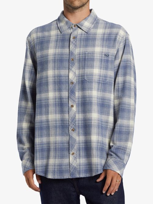 Camisa Franela Manga Larga Hombre Coastline Azul Billabong
