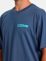 Polera-Manga-Corta-Hombre-Nightmare-Azul-Billabong
