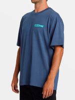 Polera-Manga-Corta-Hombre-Nightmare-Azul-Billabong