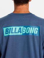 Polera-Manga-Corta-Hombre-Nightmare-Azul-Billabong