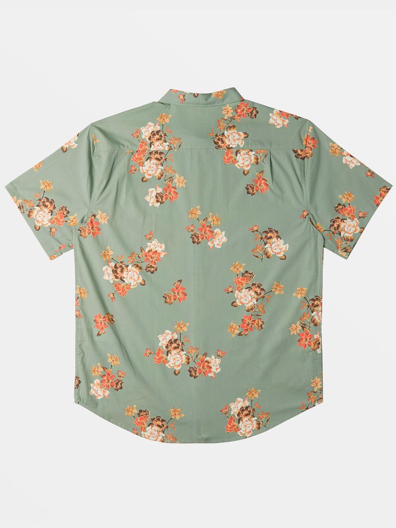 Camisa-Manga-Corta-Hombre-Sundays-Verde-Billabong