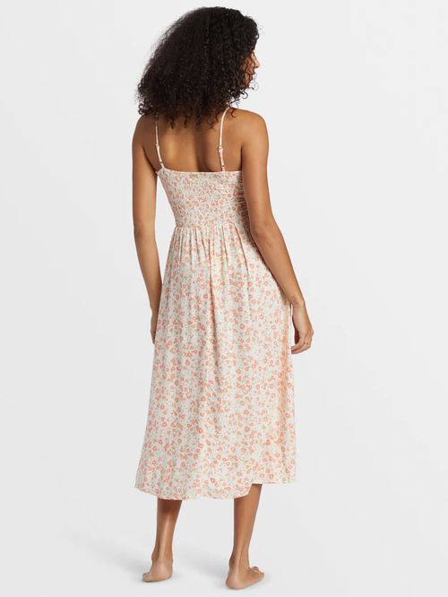 Vestido Mujer Texas Beach Midi Blanco Billabong
