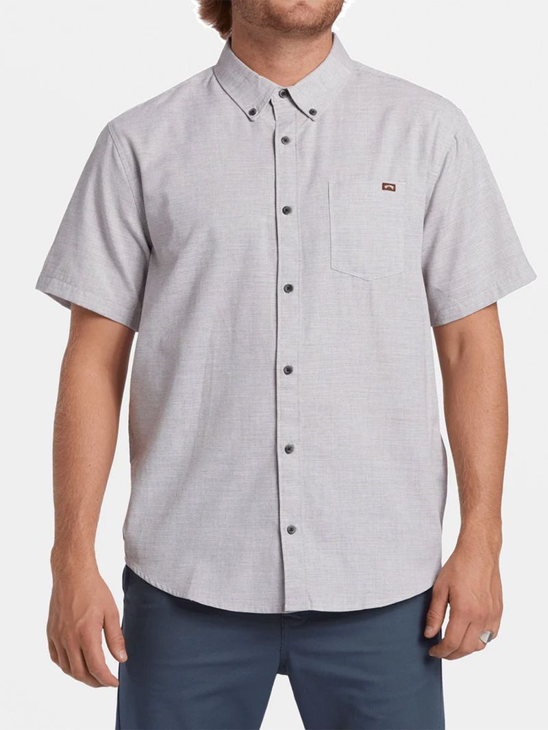 Camisa-Manga-Corta-Hombre-All-Day-Gris-Billabong