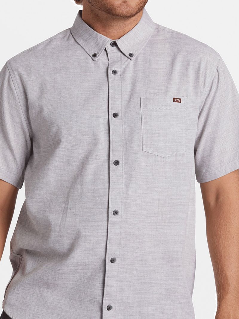 Camisa-Manga-Corta-Hombre-All-Day-Gris-Billabong