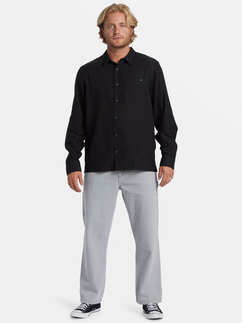 Camisa-Manga-Larga-Hombre-Ricardo-Negra-Billabong