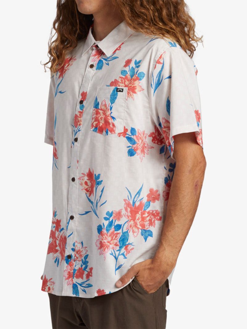 Camisa-Manga-Corta-Hombre-Sundays-Flower-Blanca-Billabong