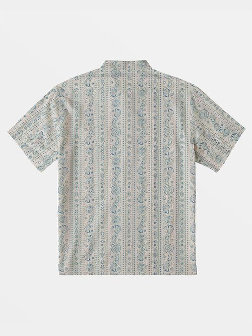 Camisa Manga Corta Hombre Sundays Jacquard Crema Billabong