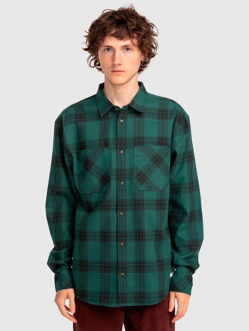 Camisa-Manga-Larga-Hombre-Compass-Verde-Element