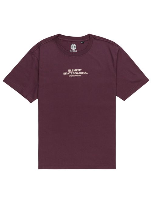 Polera Manga Corta Hombre Skateboard Co Morada Element