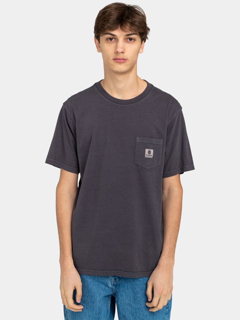 Polera-Manga-Corta-Hombre-Basic-Pocket-Negra-Element