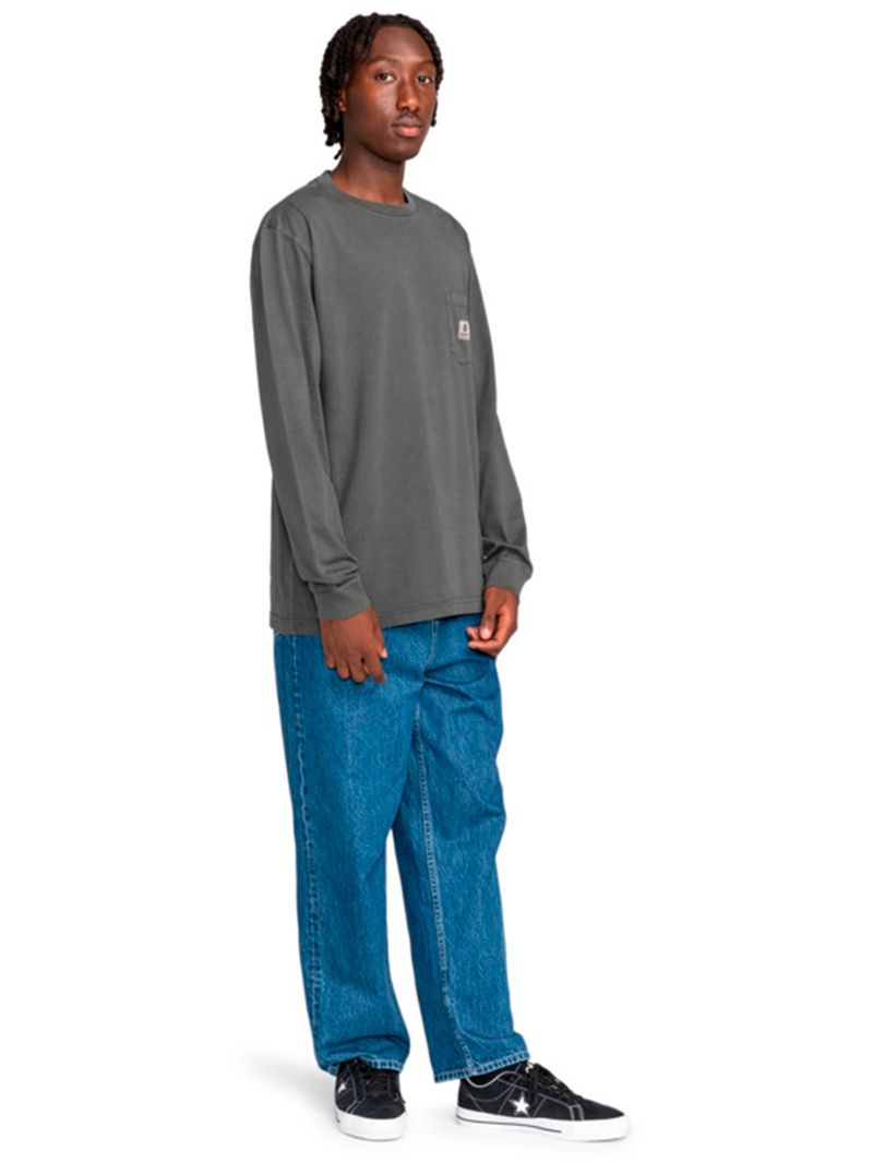Polera-Manga-Larga-Hombre-Basic-Pocket-Negra-Element