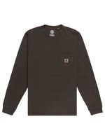Polera Manga Larga Hombre Basic Pocket Negra Element