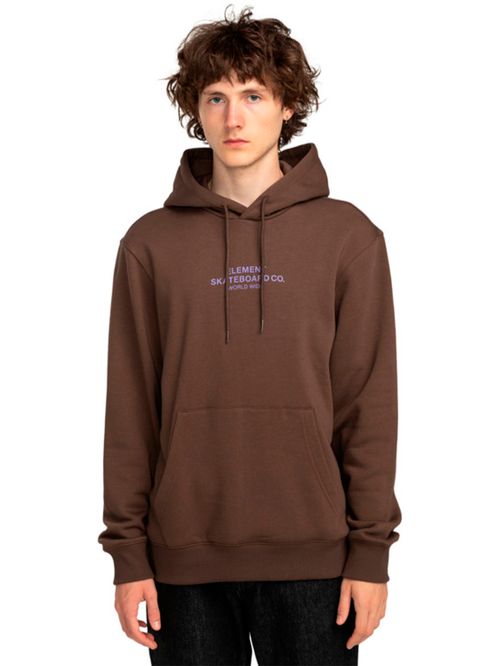 Poleron Hombre Skateboard Co Café Element