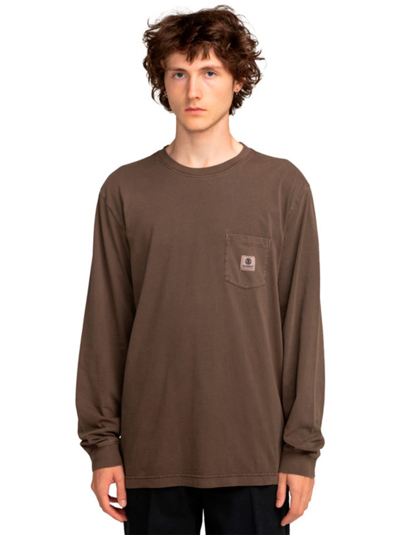 Polera-Manga-Larga-Hombre-Basic-Pocket-Cafe-Element