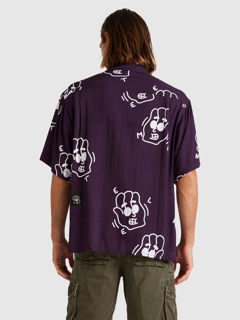 Camisa-Manga-Corta-Hombre-LCTXE-Resort-Morada-Element