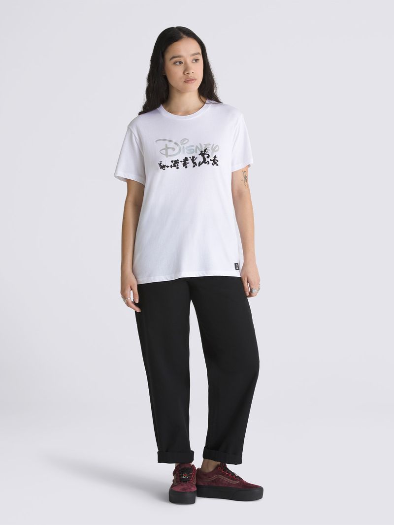 Polera-Manga-Corta-Mujer--Club-100-Bff-Blanco-Vans