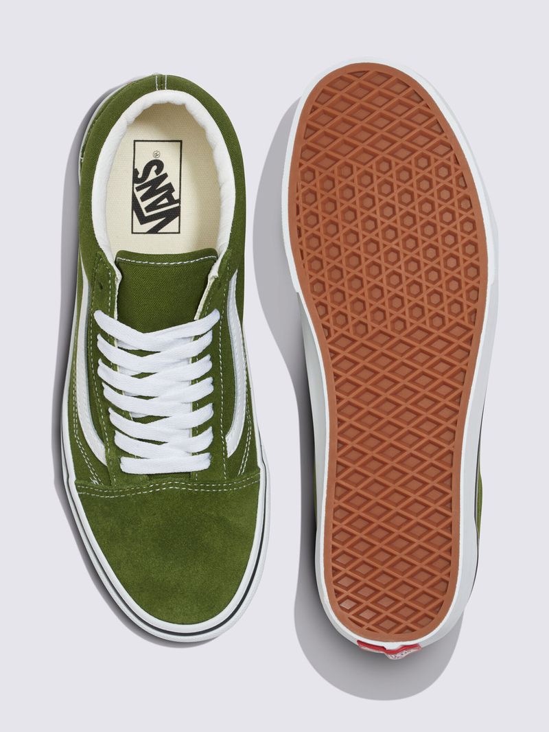 Zapatilla Urbana Unisex Old Skool Verde Vans Vans Chile
