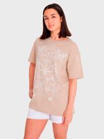 Polera-Mujer-Boyfriend-Butterfly-Beige-Billabong