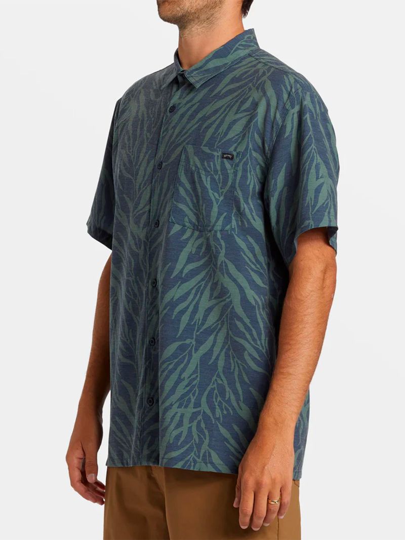 Camisa-Manga-Corta-Hombre-Surftrek-Azul-Billabong