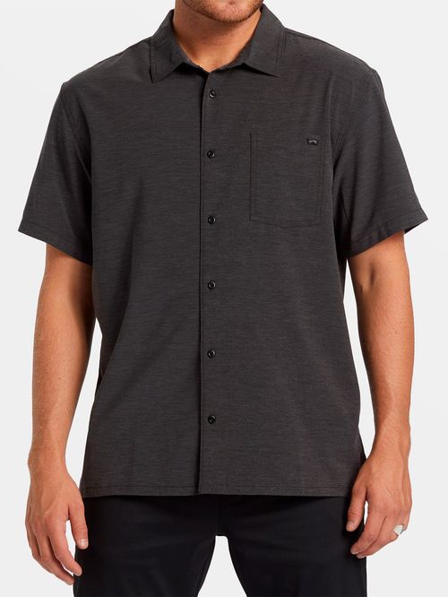Camisa Manga Corta Hombre Surftrek Negra Billabong