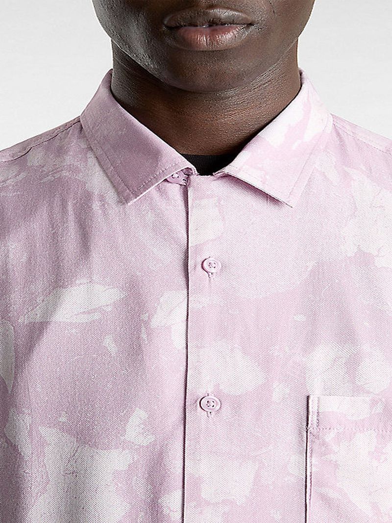 Camisa-Manga-Corta-Hombre-Vans-Camp-Loose-Coll-Morado-Vans