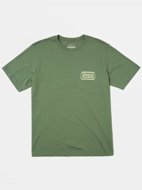 POLERA M/C HOMBRE STATION VERDE RVCA