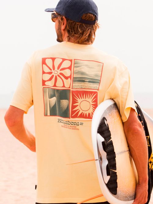POLERA HOMBRE TWIN FINS AMARILLO BILLABONG