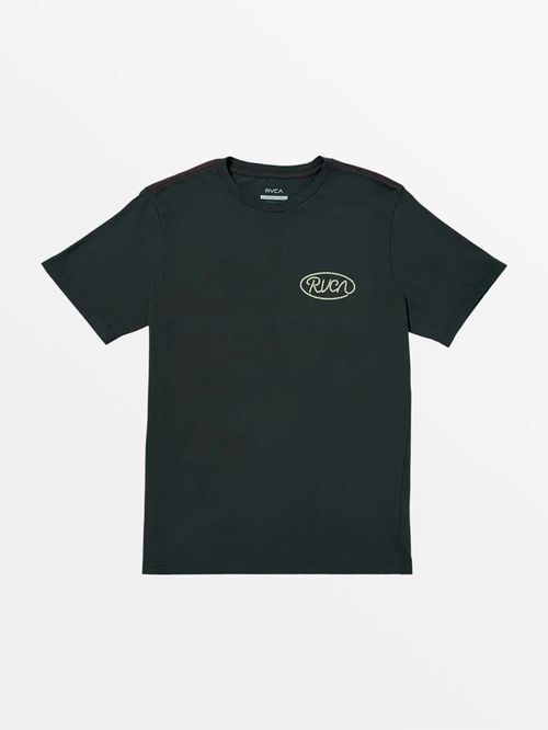POLERA HOMBRE LASSO NEGRA RVCA