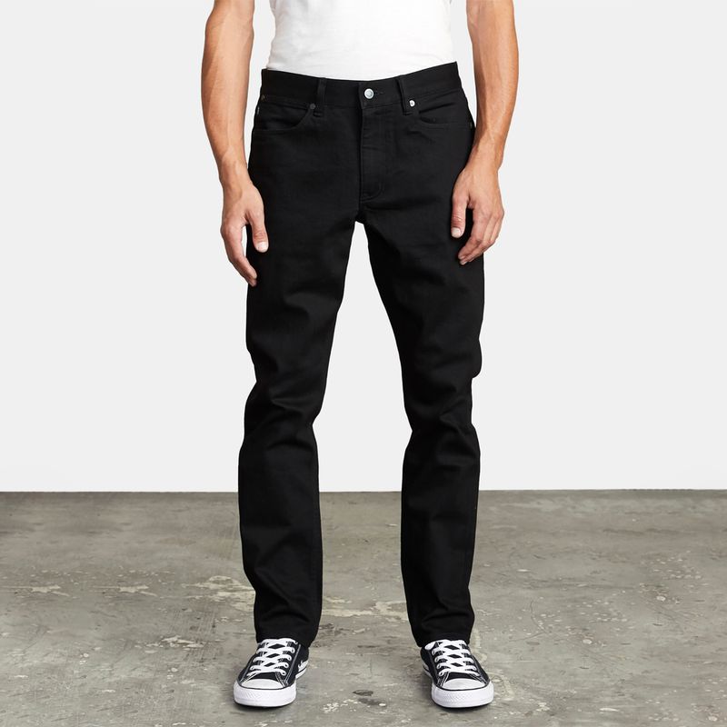 Jeans-Hombre-Daggers-denim-Negro-RVCA