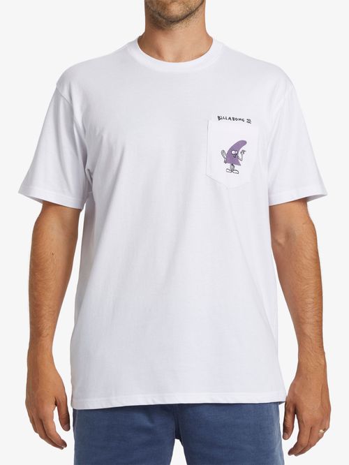 POLERA HOMBRE FUNGHI POCKET BLANCA BILLABONG