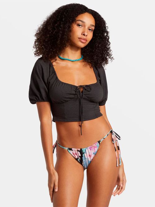 Blusa Manga Larga Mujer Posy Negra Billabong