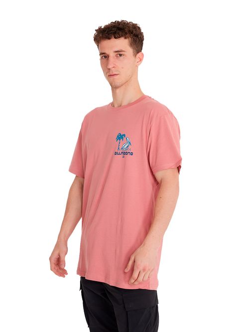 POLERA HOMBRE LOUNGE SS ROSA BILLABONG