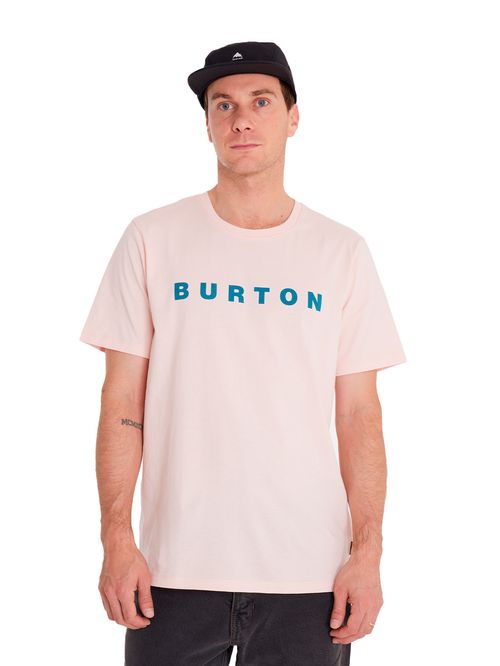Polera Manga Corta Hombre Horizon Rosada Burton