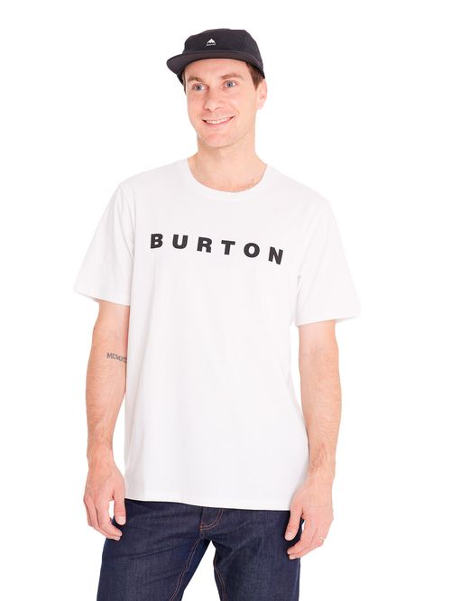 Polera Manga Corta Hombre Horizon Blanca Burton