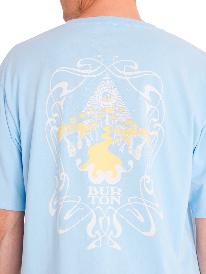 Polera m/c Hombre Shirt Short Sl Celeste Burton