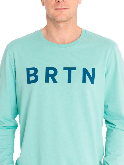 Polera Manga Larga Hombre BRTN Verde Burton