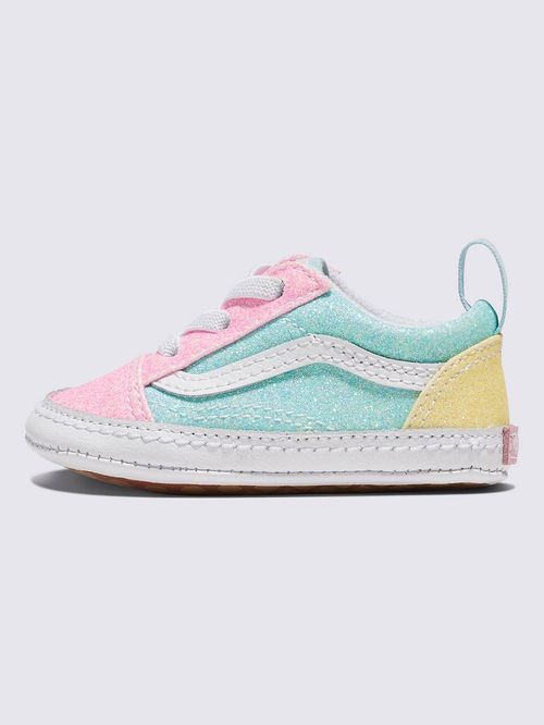 ZAPATILLA NINO OLD SKOOL CRIB CELESTE VANS