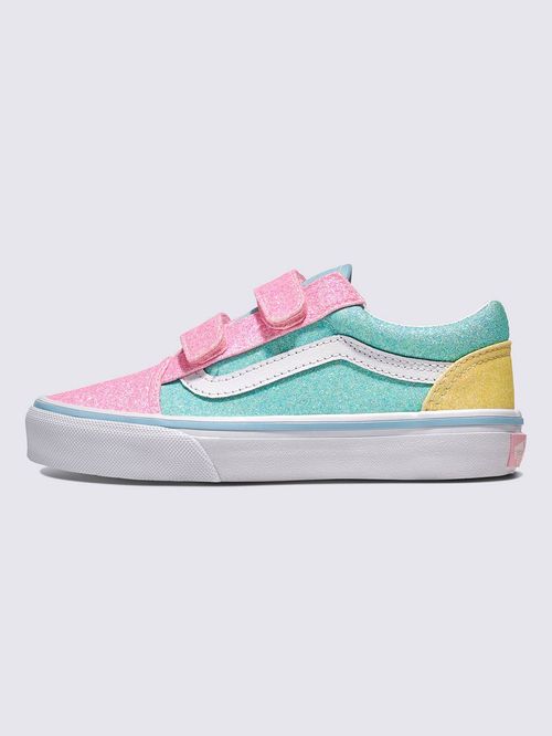 ZAPATILLA NINO OLD SKOOL V CELESTE VANS