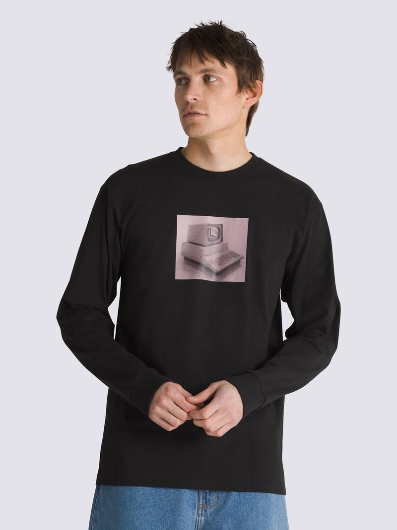 Polera-Manga-Larga-Hombre-Quick-Service-Ls-Negro-Vans