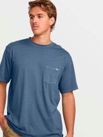 Polera-Manga-Corta-Hombre-Essential-Premium-Azul-Billabong
