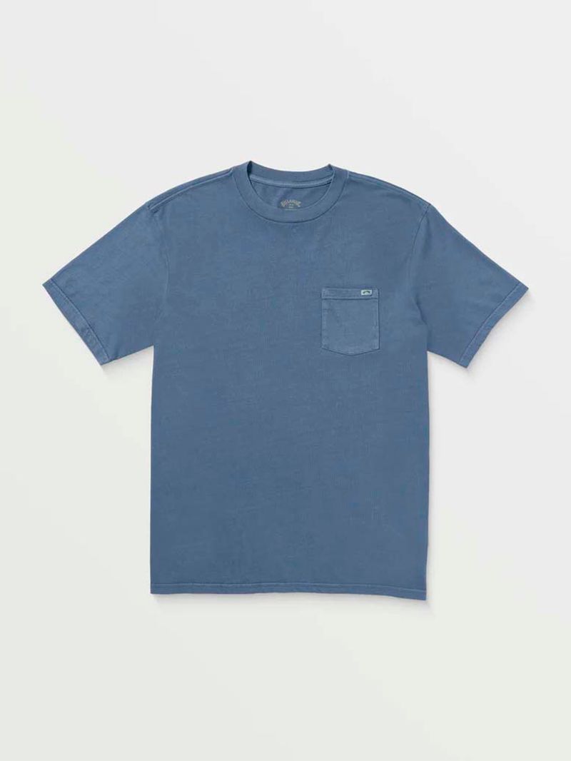 Polera-Manga-Corta-Hombre-Essential-Premium-Azul-Billabong