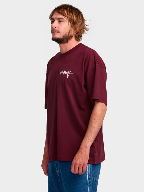Polera Manga Corta Hombre Trucker OG Burdeo Billabong