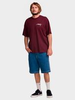 Polera-Manga-Corta-Hombre-Trucker-OG-Burdeo-Billabong