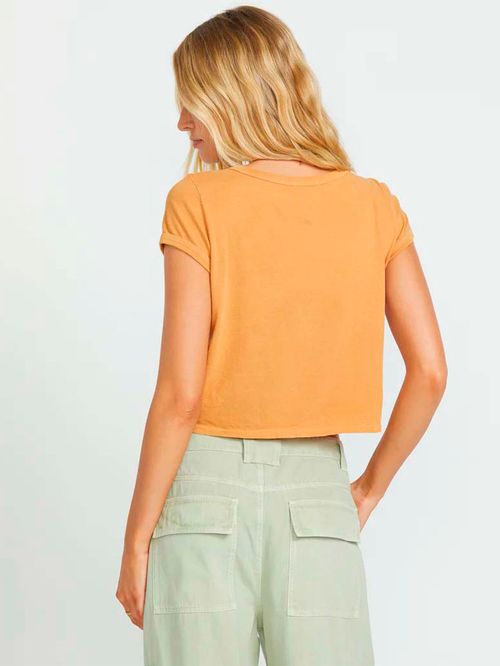 Polera Manga Corta Mujer Daily Café Billabong