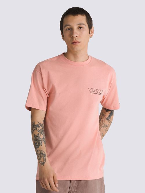 Polera Manga Corta Hombre Break Made Ss Coral Vans