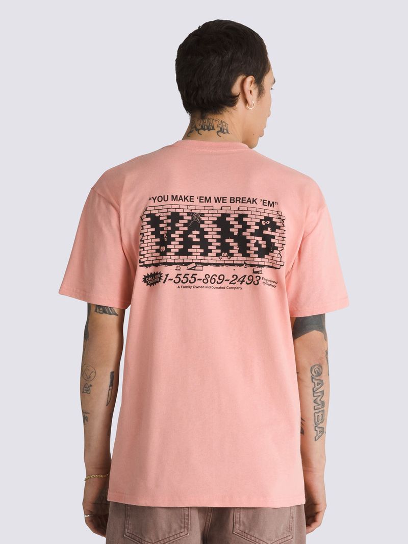 Polera-Manga-Corta-Hombre-Break-Made-Ss-Coral-Vans