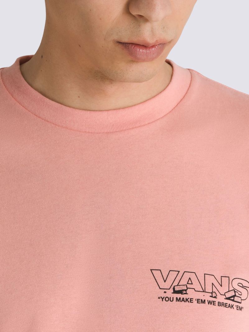 Polera-Manga-Corta-Hombre-Break-Made-Ss-Coral-Vans